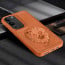 Vaku ® Vivo V29 5G Lion Embossed Luxury Designer Leather Protective Back Cover Case