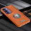 Vaku ® Vivo Y300 5G Regal Shield Metal Lion Engraved Leather Protective Back Cover