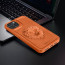 Vaku ® Apple iPhone 15 Plus Lion Embossed Luxury Designer Leather Protective Back Cover