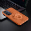 Vaku ® Samsung Galaxy A25 5G Lion Embossed Luxury Designer Leather Protective Back Cover Case