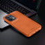 Vaku ® Oppo Reno8 5G Luxe Premium Leather Stitched Non-Slip Grip Protective Back Cover