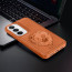 Vaku ® Oppo Reno12 5G Lion Embossed Luxury Designer Leather Protective Back Cover