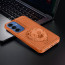 Vaku ® Samsung Galaxy S25 Plus Lion Embossed Luxury Designer Leather Protective Back Cover