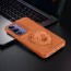 Vaku ® Vivo Y300 5G Lion Embossed Luxury Designer Leather Protective Back Cover
