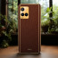 Vaku ® Vivo Y33T Luxemberg Series Leather Stitched Gold Electroplated Soft TPU Back Cover