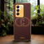 Vaku ® Vivo Y100 4G Skylar Leather Pattern Gold Electroplated Soft TPU Back Cover