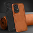 Vaku ® Samsung Galaxy A33 5G Luxe Premium Leather Stitched Non-Slip Grip Protective Back Cover