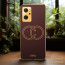 Vaku ® Oppo K10 4G Skylar Leather Pattern Gold Electroplated Soft TPU Back Cover