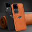 Vaku Luxos ® Vivo V30 Pro Nyxen Premium Leather Stitched Soft Shockproof Protective Back Cover