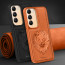 Vaku ® Vivo Y200e 5G Lion Embossed Luxury Designer Leather Protective Back Cover