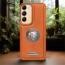 Vaku ® Vivo Y200e 5G Regal Shield Metal Lion Engraved Leather Protective Back Cover