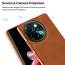 Vaku ® Vivo Y58 5G Luxe Premium Leather Stitched Non-Slip Grip Protective Back Cover