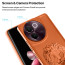 Vaku ® Vivo V30e 5G Lion Embossed Luxury Designer Leather Protective Back Cover