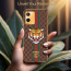 Vaku ® Vivo T1x Lynx Designer Leather Pattern Gold Electroplated Soft TPU Back Cover Case