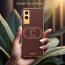 Vaku ® Vivo V21e 5G Skylar Leather Finish Gold Electroplated Soft TPU Back Cover