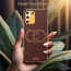 Vaku ® Samsung Galaxy S10 Lite Skylar Leather Pattern Gold Electroplated Soft TPU Back Cover