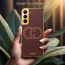 Vaku ® Samsung Galaxy S22 Skylar Leather Pattern Gold Electroplated Soft TPU Back Cover