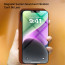 Vaku Luxos ® 2In1 Combo Apple iPhone 14 Plus Lexza Premium Leather Logocut Hybrid Case Back Cover with 3D Tempered Glass