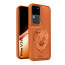Vaku ® Vivo V30 5G Lion Embossed Luxury Designer Leather Protective Back Cover Case