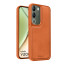 Vaku ® Vivo Y200 5G Luxe Premium Leather Stitched Non-Slip Grip Protective Back Cover