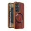 Vaku ® Samsung Galaxy S24 FE Diamond Plume Pattern Magnetic Magsafe Matte Soft-Touch Texture Back Cover