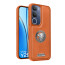 Vaku ® Vivo Y29 5G Regal Shield Metal Lion Engraved Leather Protective Back Cover