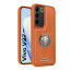 Vaku ® Vivo V27 5G Regal Shield Metal Lion Engraved Leather Protective Back Cover