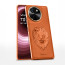Vaku ® Vivo T3x 5G Lion Embossed Luxury Designer Leather Protective Back Cover