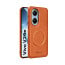 Vaku ® Vivo V29e 5G Maxtron Leather Stitched Magnetic Magsafe Non-Slip Grip Shockproof Back Cover