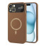 Vaku ® Apple iPhone 15 / 15 Plus Premium Silicon Polarized Texture Full Lens Protection Lens Protection Back Cover Case