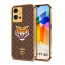 Vaku ® Vivo T1 5G Lynx Designer Leather Pattern Gold Electroplated Soft TPU Back Cover Case