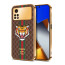 Vaku ® Xiaomi Poco M4 Pro Lynx Designer Leather Pattern Gold Electroplated Soft TPU Back Cover Case