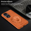 Vaku ® Oppo Reno8T 5G Lion Embossed Luxury Designer Leather Protective Back Cover Case
