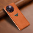 Vaku Luxos ® Vivo V30e 5G Nyxen Premium Leather Stitched Soft Shockproof Protective Back Cover