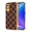 Vaku ® Vivo Y53s Cheron Leather Electroplated Soft TPU Back Cover