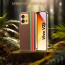 Vaku ® Vivo V25 5G Felix Line Leather Stitched Gold Electroplated Soft TPU Back Cover Case