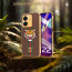 Vaku ® Vivo Y22 Lynx Designer Leather Pattern Gold Electroplated Soft TPU Back Cover Case