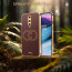 Vaku ® OnePlus 8 Skylar Leather Pattern Gold Electroplated Soft TPU Back Cover