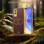 Vaku ® Vivo V21e 5G Skylar Leather Finish Gold Electroplated Soft TPU Back Cover