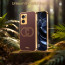 Vaku ® Oppo Reno7 5G Skylar Leather Pattern Gold Electroplated Soft TPU Back Cover