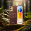 Vaku ® Vivo T1 5G Skylar Leather Pattern Gold Electroplated Soft TPU Back Cover