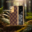 Vaku ® Samsung Galaxy S20 Ultra Cheron Series Leather Stitched Gold Electroplated Soft TPU Back Cover