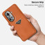 Vaku Luxos ® Oppo Reno11 5G Nyxen Premium Leather Stitched Soft Shockproof Protective Back Cover
