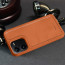 Vaku ® Vivo V25 5G Luxe Premium Leather Stitched Non-Slip Grip Protective Back Cover