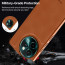 Vaku ® Vivo Y58 5G Luxe Premium Leather Stitched Non-Slip Grip Protective Back Cover