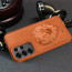Vaku ® Samsung Galaxy S25 Ultra Lion Embossed Luxury Designer Leather Protective Back Cover