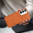 Vaku ® Oppo Reno12 5G Luxe Premium Leather Stitched Non-Slip Grip Protective Back Cover