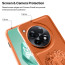 Vaku ® OnePlus 12R Lion Embossed Luxury Designer Leather Protective Back Cover