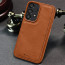 Vaku ® Samsung Galaxy A33 5G Luxe Premium Leather Stitched Non-Slip Grip Protective Back Cover