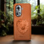 Vaku ® Oppo Reno11 5G Lion Embossed Luxury Designer Leather Protective Back Cover Case